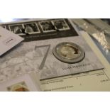 The Jubilee Mint ALDERNEY and TRISTAN DA CUNHA Platinum Wedding Anniversary £5 Coin Collection