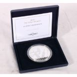 Westminster Mint 999 silver proof England Ashes Winners Summer 2005 commemorative medal, 65mm