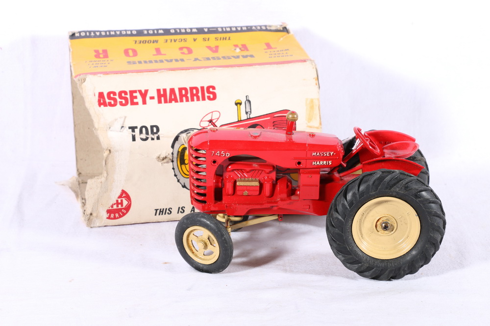 Lesney Products & Co Ltd large scale Massey-Harris 745D tractor boxed