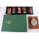 WWII five medal group of 3323299 Pte John Middlemiss of the Argyll and Sutherland Highlanders