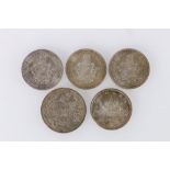 REPUBLIC OF CHINA Yuan Shikai silver dollar, 26.8g, BERMUDA Elizabeth II three crowns 1964, (3)