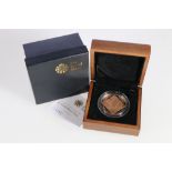The Royal Mint UNITED KINGDOM Elizabeth II gold proof five pound £5 coin 2008 in issue box with