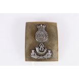 Scottish brass shoulder belt plate of the 2nd Battalion 93rd Sutherland Highlanders (1861-1881),