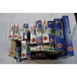 Airfix model kits including The Historic Collection 9513 Classic Sports Car Collection, 09178 EE