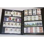 Album of new and unused GB stamps fro the 1970's to the 1990's, face value more than £300
