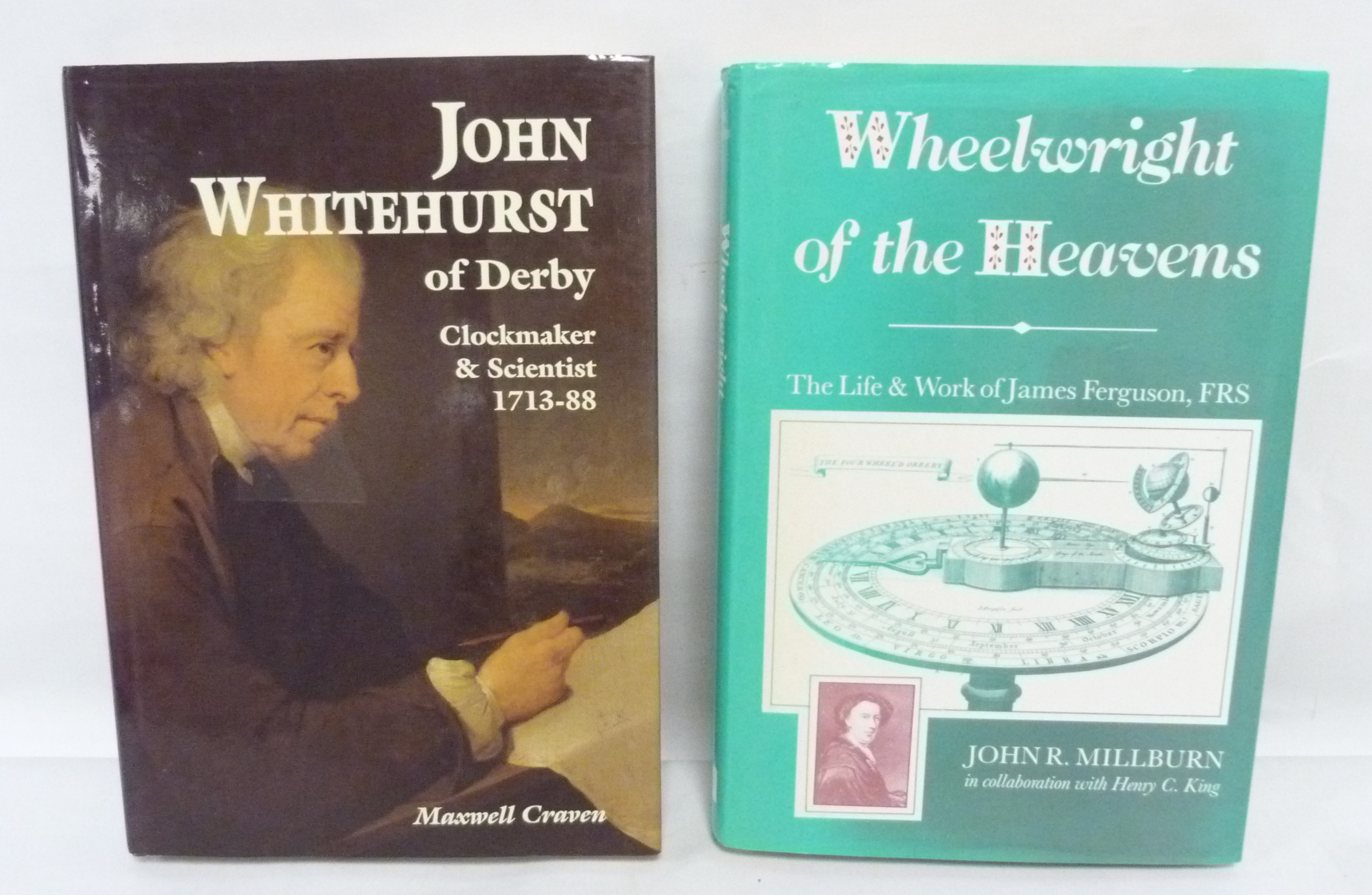 CRAVEN MAXWELL.  John Whitehurst of Derby. Illus. Orig. cloth in d.w. 1996; also 1 other vol.  (2).