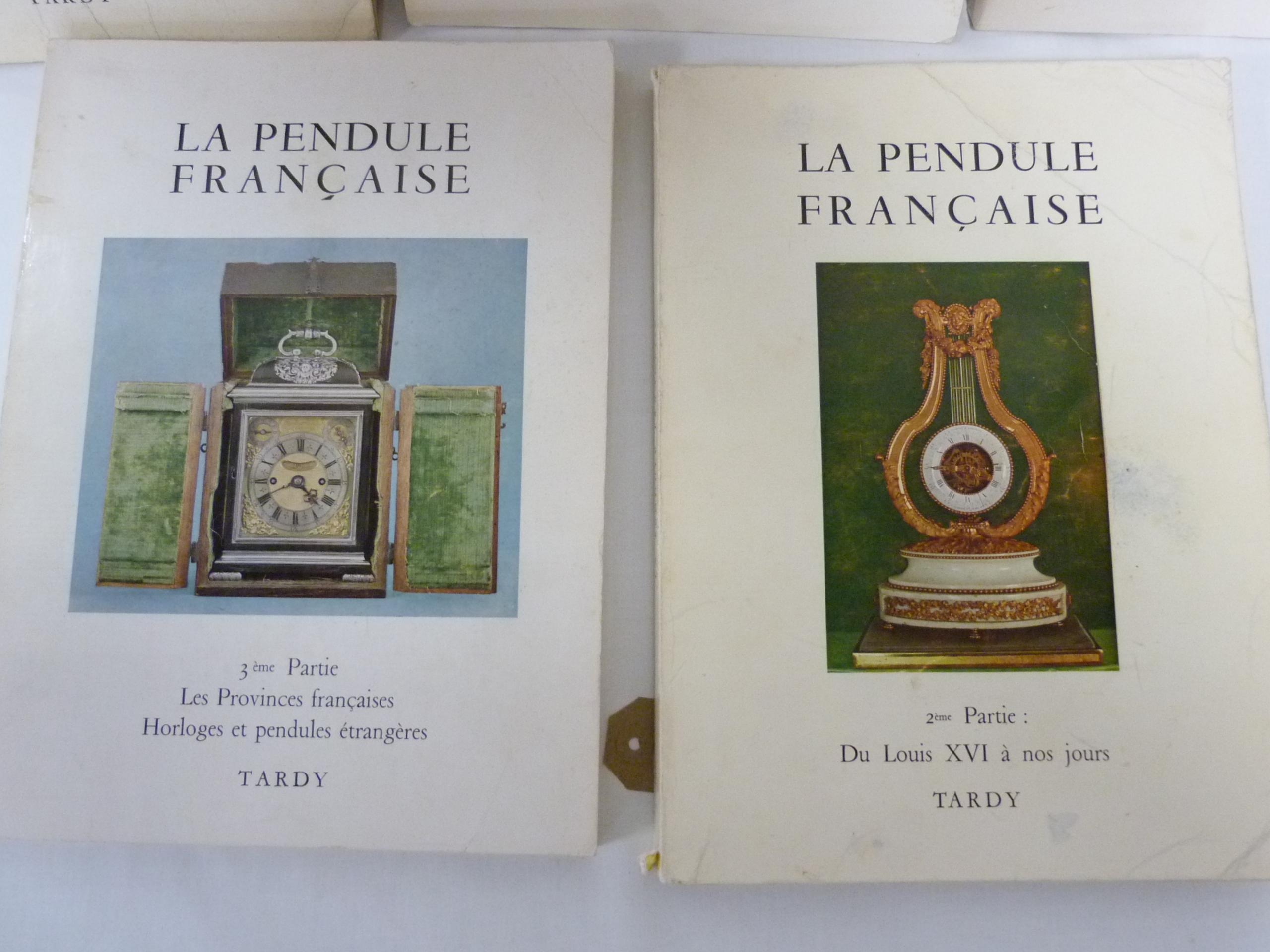 TARDY (Pubs).  La Pendule Francaise. 1st, 2nd (3 copies & additions) & 3rd parts. Illus. Quarto. - Image 2 of 5