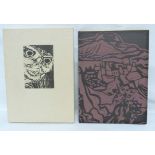 GRAHAM RIGBY.  Woodcuts & Words. Signed ltd. ed. of 242. Woodcut plates & illus. together with 4