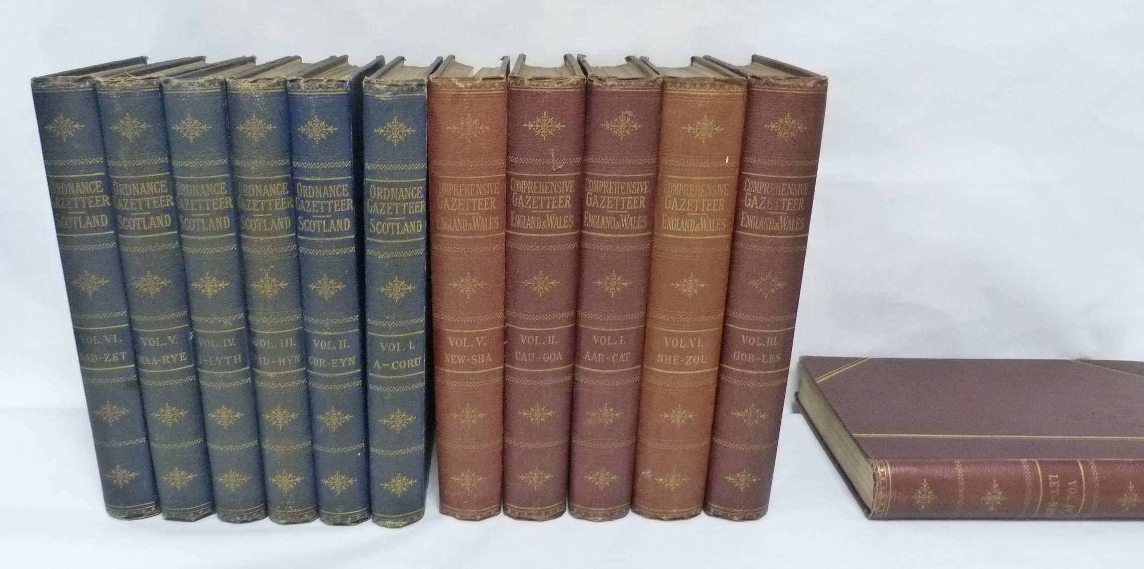 MACKENZIE WILLIAM (Pubs).  Ordnance Gazetteer of Scotland, 6 vols. & Comprehensive Gazetteer of