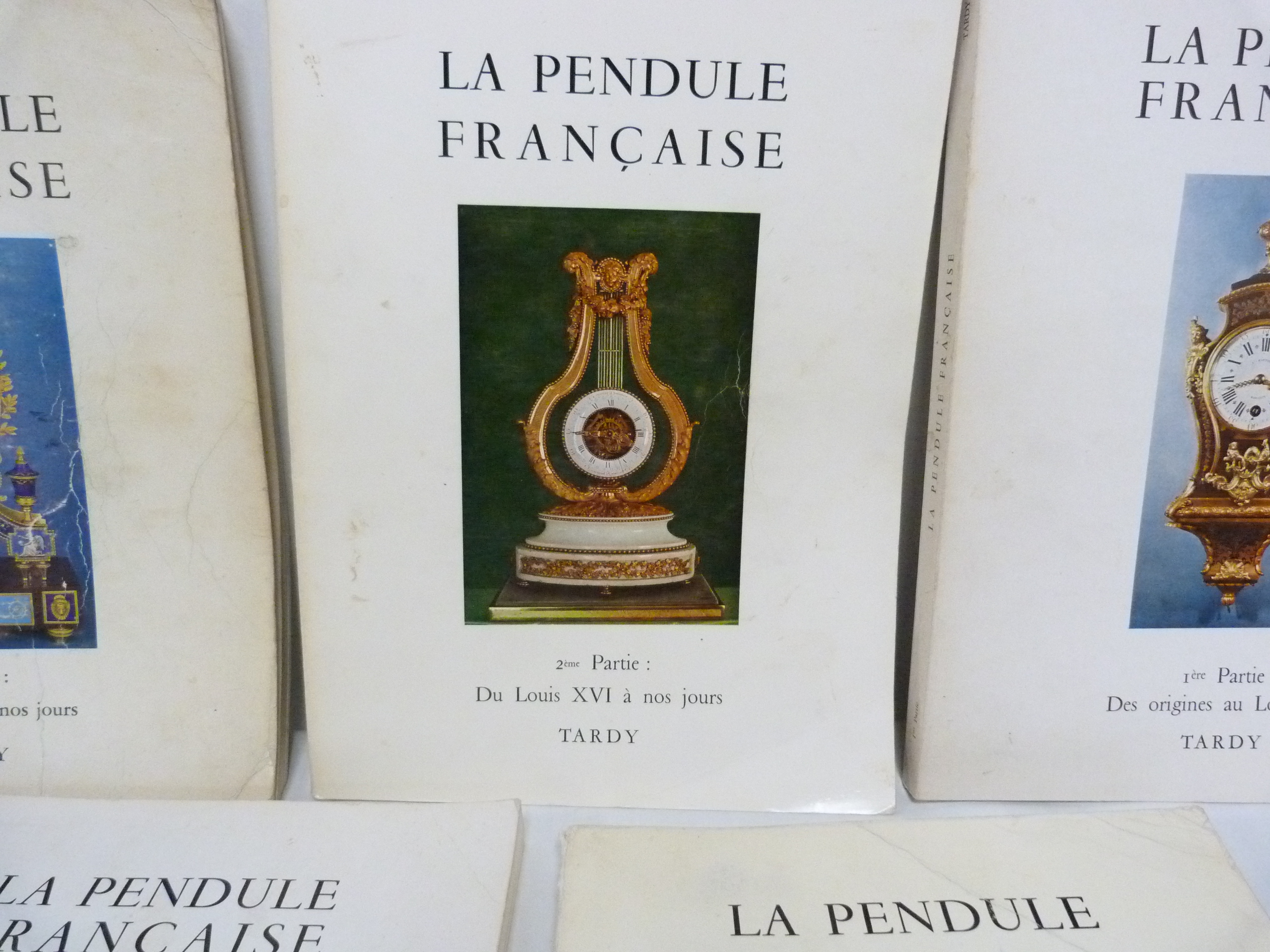 TARDY (Pubs).  La Pendule Francaise. 1st, 2nd (3 copies & additions) & 3rd parts. Illus. Quarto. - Image 3 of 5