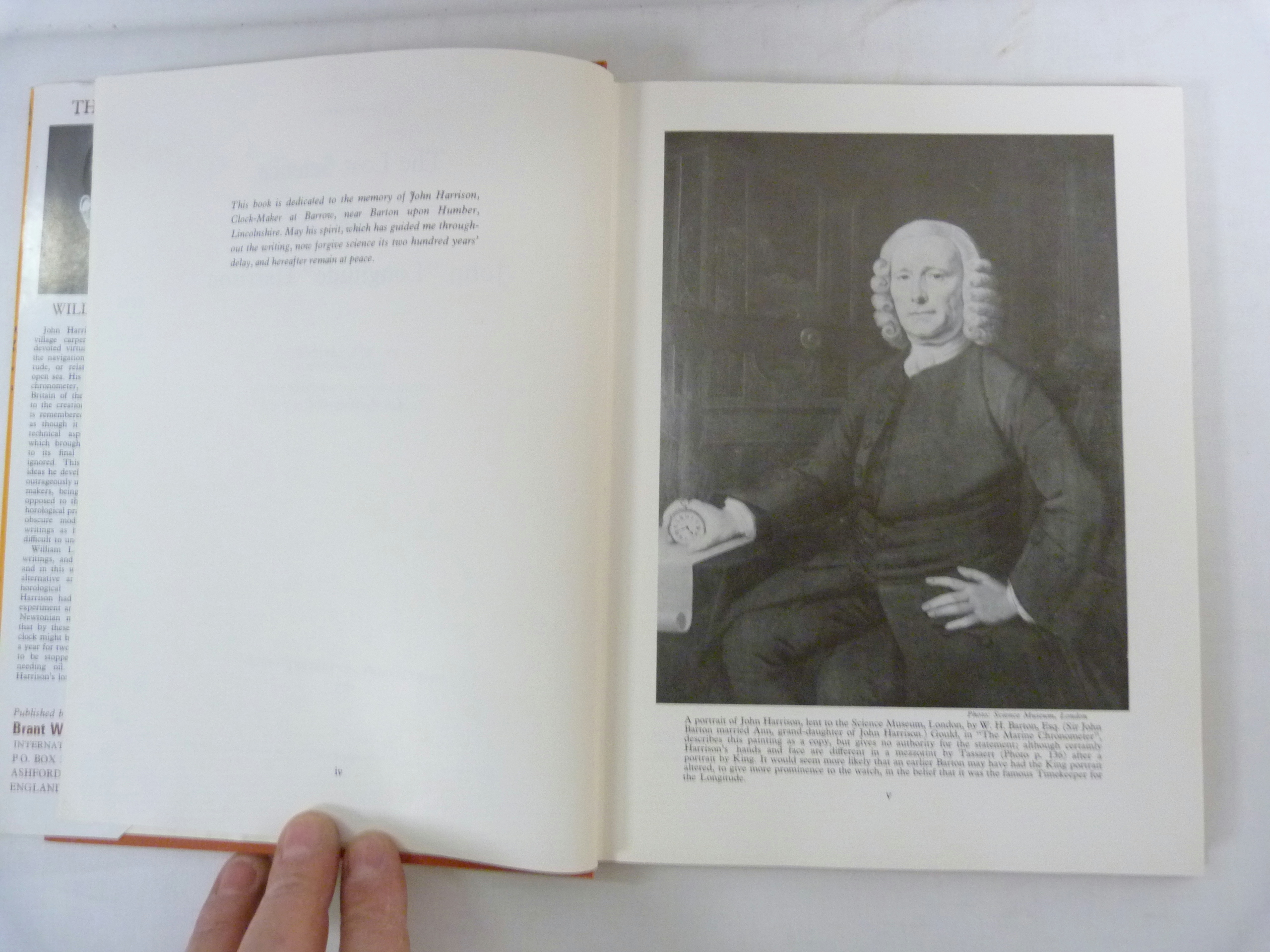 LAYCOCK WILLIAM.  The Lost Science of John "Longitude" Harrison. Illus. & diags. Small quarto. Orig. - Image 3 of 3