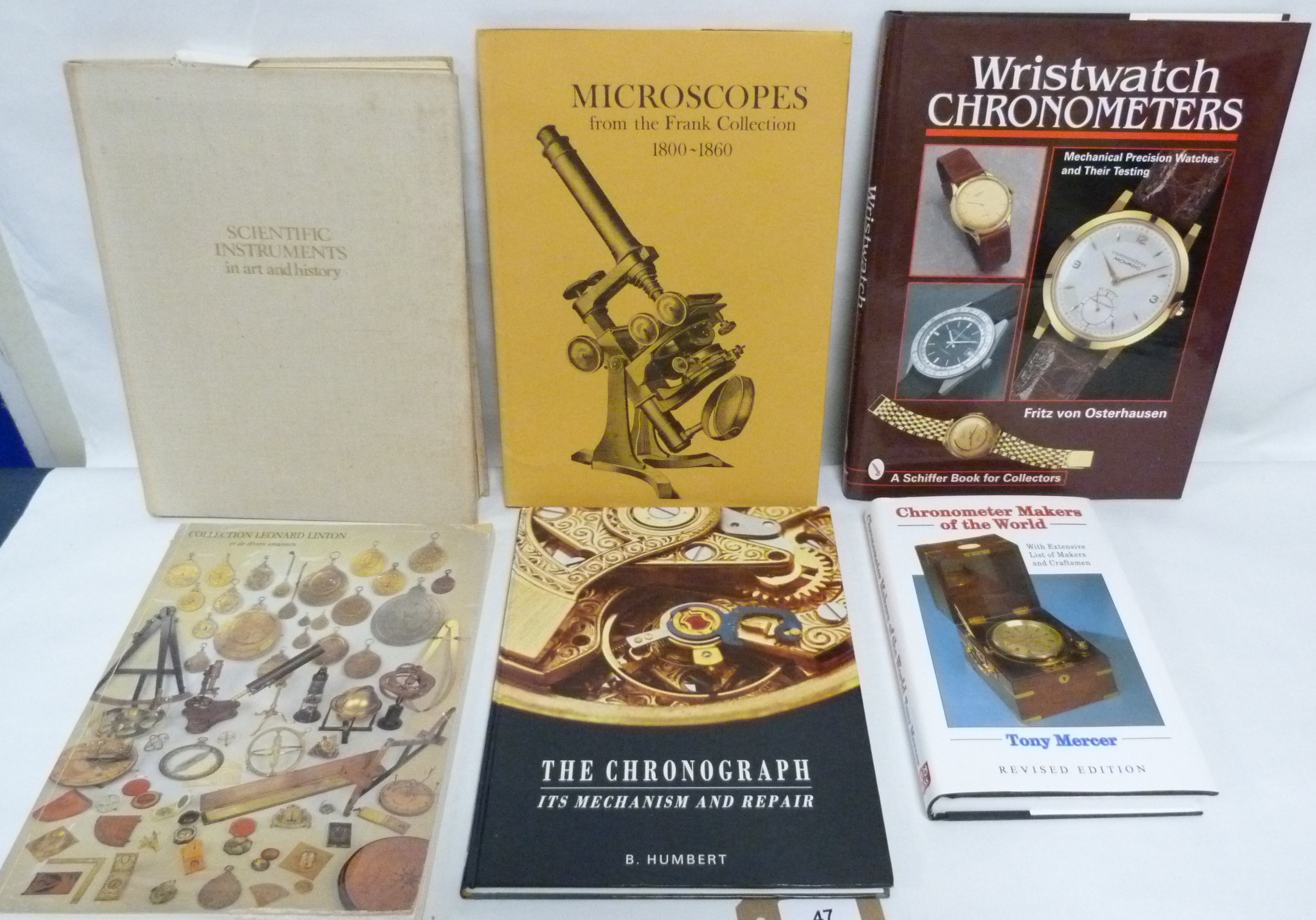 Chronographs, Chronometers, Scientific Instruments, etc. 6 various vols.