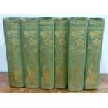 FERRIER SUSAN E.  Novels. 6 uniform vols. Orig. green cloth, gilt backs. "Edinburgh Edition", 1892.