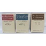 HOUSMAN A. E.  The Classical Papers. 3 vols. Port. frontis. Orig. grey cloth in d.w's. Cambridge,