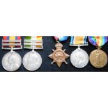 Family Medal Group. Boer War Queens South Africa Medal (ghost) with Cape Colony & Orange Free