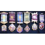 Masonic. 6 various R.A.O.B. jewels, some silver-gilt, inscribed to R. Wareing. Also certificates
