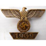 German WW II Iron Cross second award to WW I Iron Cross.
