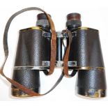 Pair of German WW II naval binoculars. Marked Carl Zeiss - Jena. 7 x 50, M over anchor, 1037748