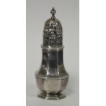 George I caster of octagonal baluster shape by Charles Adam 1716. 5oz.