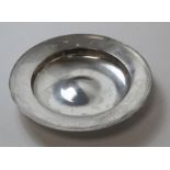 Silver copy of the Armada Dish, Mappin & Webb 1967. 22cm. 16oz.