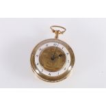 Swiss quarter repeating verge watch by Vaucher Freres No. 9724, with signed sprung cap and