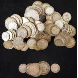 Collection of silver coins. Pre-1920. 39.7gm. Pre-1947. 518.2gm.
