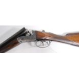 BSA 12 bore side by side boxlock shotgun, 30in barrels.Purchaser must supply a valid shotgun licence