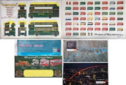 Selection of largely Routemaster-related London Transport POSTERS comprising 2 x 2004 horizontal