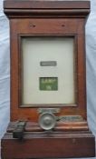 Great Western Railway (GWR) mahogany-cased LAMP REPEATER with 'bell-on', 'bell-off' switch and