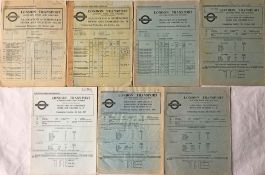 Selection of London Transport Country Buses & Coaches official ALLOCATION BOOKLETS comprising issues