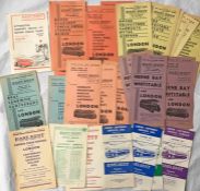 Quantity (30) of 1930s East Kent Road Car TIMETABLE LEAFLETS for express services and tours plus 7