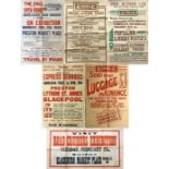 Selection of 1930s (mainly) Ribble Motors Services etc POSTERS (double-crown, double-royal etc)