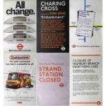 Selection of London Transport double-royal POSTERS comprising 1979 'All Change' (Bakerloo to
