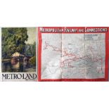 1931 edition of "Metro-Land" GUIDEBOOK issued by the Metropolitan Railway. 146pp booklet complete