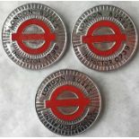 Selection of 1980s London Buses numbered WALLET MEDALLIONS as issued to senior staff comprising '