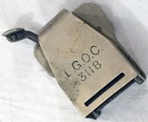 LGOC TICKET CANCELLER (punch), serial no 3118. Used by conductors to cancel return and through