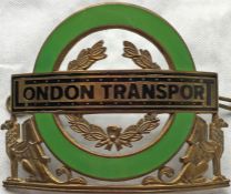 1960s London Transport CAP BADGE as issued to Chief Inspectors in the Country Buses & Coaches