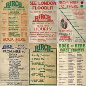 Selection (6) of 1930s double-crown POSTERS, five from Birch Bros Ltd and one for the 'non-Combine