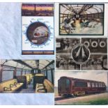 Selection (5) of early UNDERGROUND POSTCARDS comprising c1907 'Link of London Lines' (Bakerloo Tube)