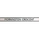 1950s/60s London Underground enamel FRIEZE PANEL from the platforms at Mornington Crescent on the