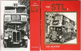 Pair of Capital Transport BOOKS by Ken Blacker comprising 'The London LT' (2010 1st edition) in as-