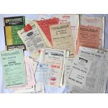 Quantity (c55) of 1930s-40s (one 1929 noted) of BUS TIMETABLE LEAFLETS from a wide variety of (non-