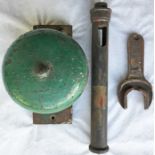 Selection of London Underground items comprising a REVERSER KEY to fit Metro-Vickers electric loco