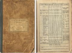 1880 (July, August, September) South Eastern Railway TIMETABLE ETC BOOK. 221 pages inside hard-