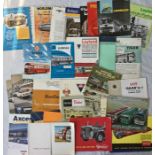 Quantity (32) of 1950s/60s bus/coach MANUFACTURERS' BROCHURES & LEAFLETS by Leyland, AEC, Guy,