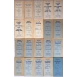 Selection (20) of 1950s/60s London Transport All-Night Buses TIMETABLE BOOKLETS. Dated between Dec