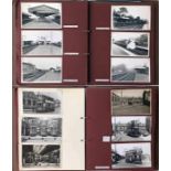 Large album of loose-mounted PHOTOGRAPHS compiled by the late Alan A Jackson, historian &