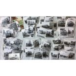 Considerable quantity (c275) of b&w (mainly) PHOTOGRAPHS of London buses, most believed to have been