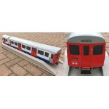 Large-scale MODEL of a London Underground Metropolitan Line A-Stock driving motor car and part of