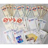 Quantity (c50) of London Underground diagrammatic card maps dated from 1955 to 2000 including issues